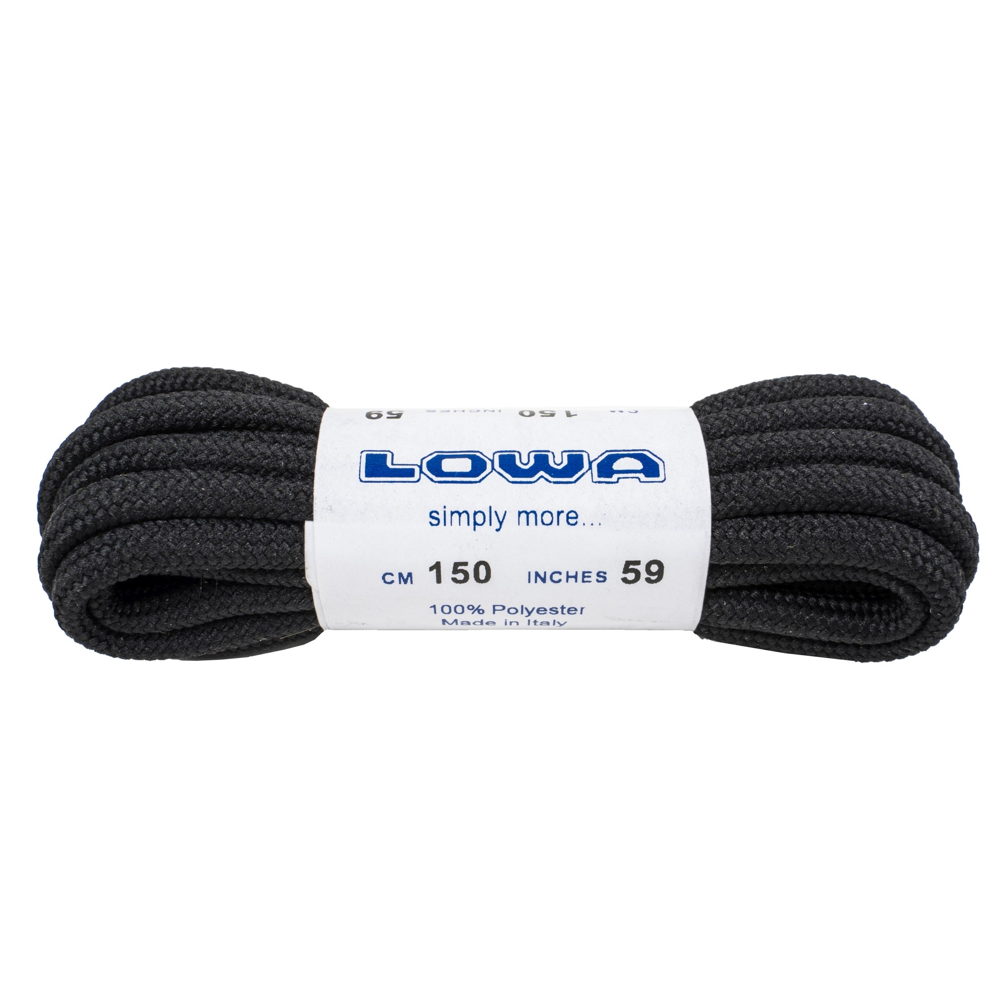 Shoelaces LOWA 150 cm BLACK LOWA® 8305840999 L-11