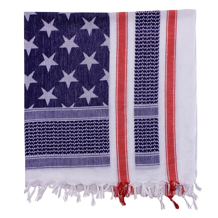 US Flag Shemagh Tactical Desert Scarf