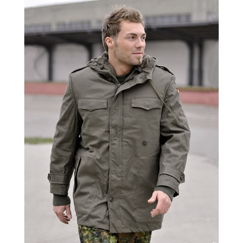BW jacket with liner OLIVE orig. used Bundeswehr 91010100 L-11