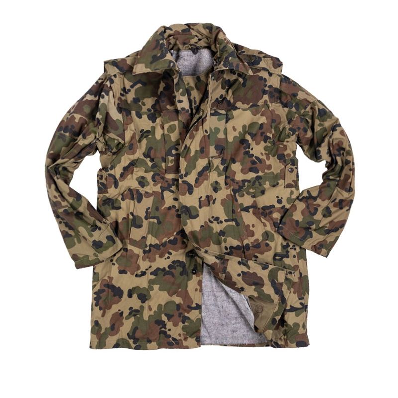 ROMANIAN CAMO PARKA WITH LINER Romanian Army 91013450 L-11
