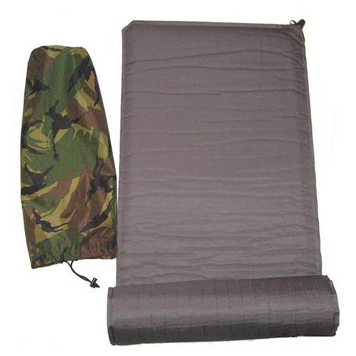 US Military Self-Inflating Sleeping Pad Mattress OD Army Sleep Camping Mat EXC 