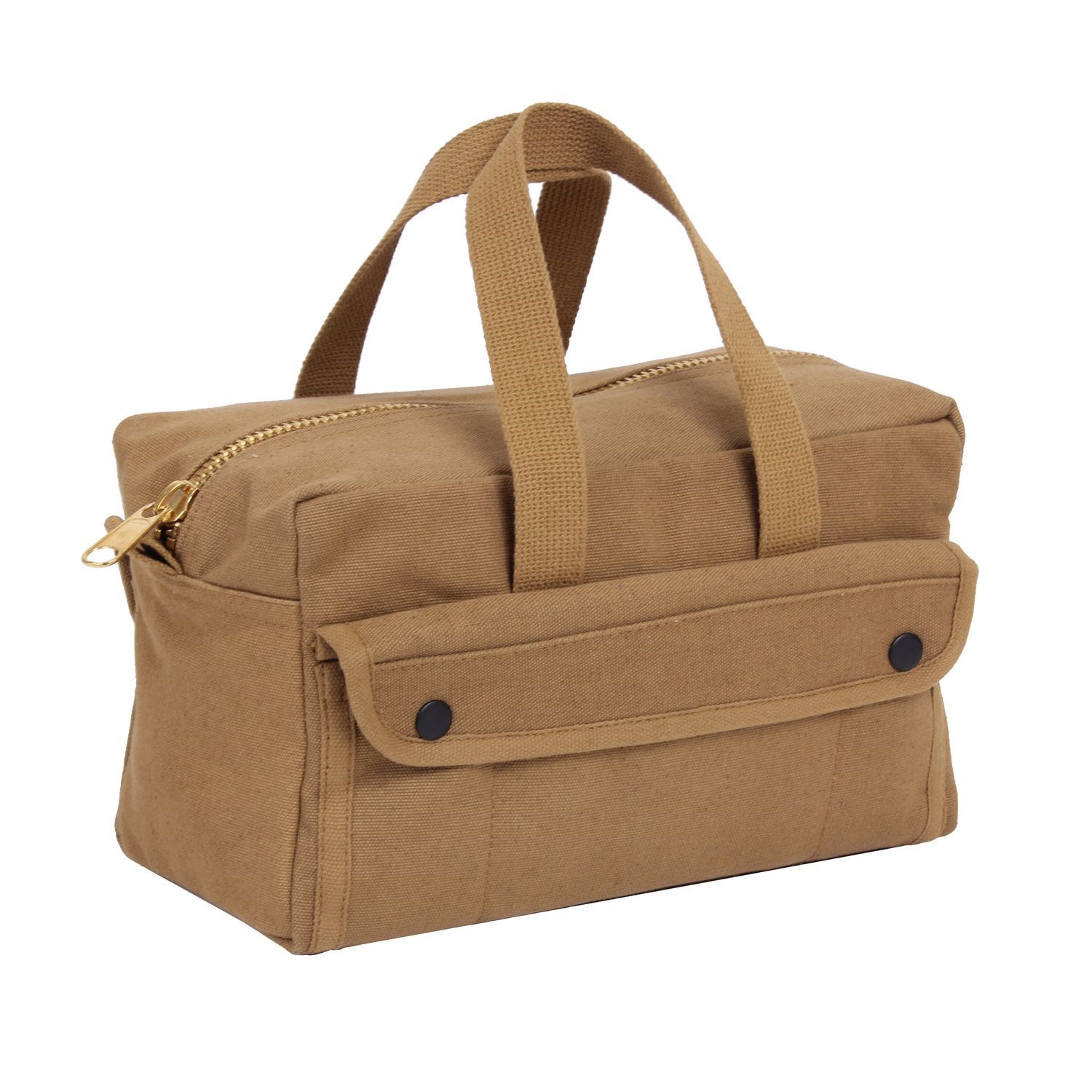 ROTHCO MECHANIC bag with zipper brass 28 x 18 x 15 cm COYOTE | MILITARY ...