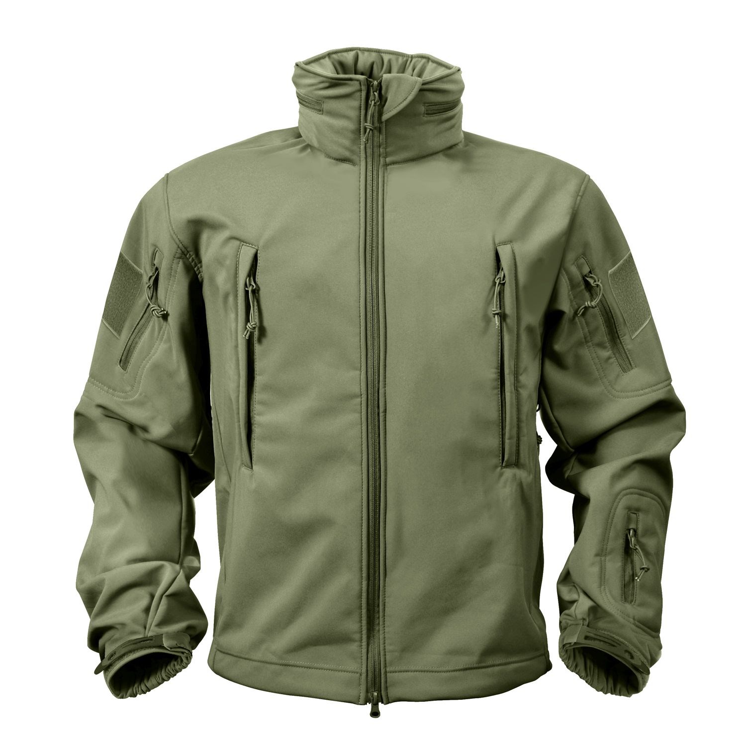 TACTICAL hooded jacket softshell OLIVE ROTHCO 9745 L-11