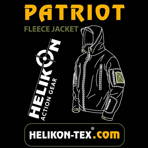 Patriot Heavy Fleece Jacket BLACK Helikon-Tex® BL-PAT-HF-01 L-11