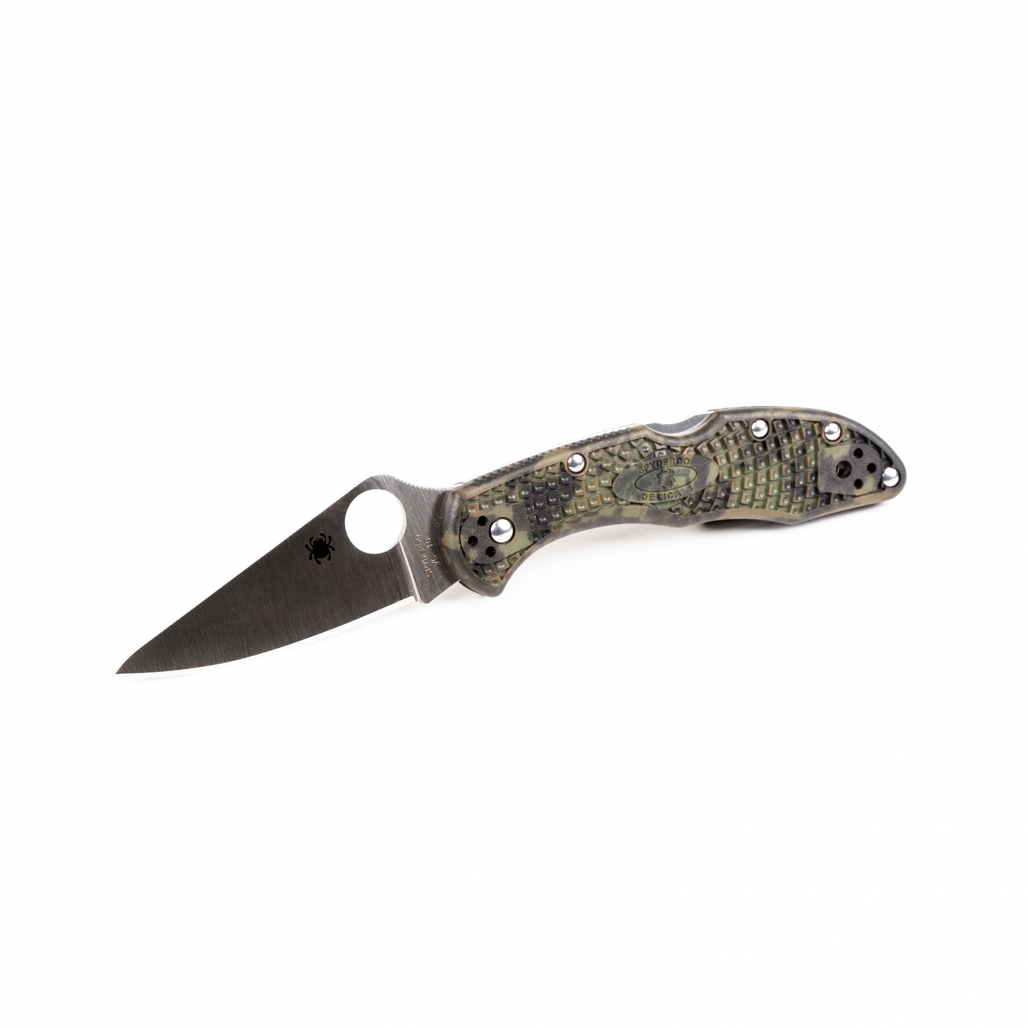 Knife DELICA® 4 ZOME GREEN Spyderco C11ZFPGR L-11