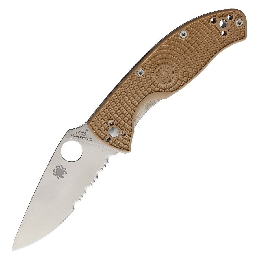 Folding Knife Tenacious TAN Spyderco C122PSTN L-11