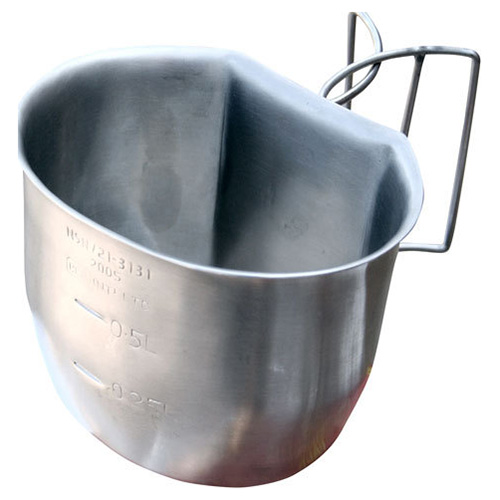 BCB Stainless Crusader Cup Canteen 750 ml Army surplus MILITARY RANGE