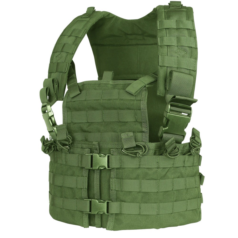 CONDOR OUTDOOR Tactical Vests MOLLE CHEST RIGG OLIVE | MILITARY RANGE