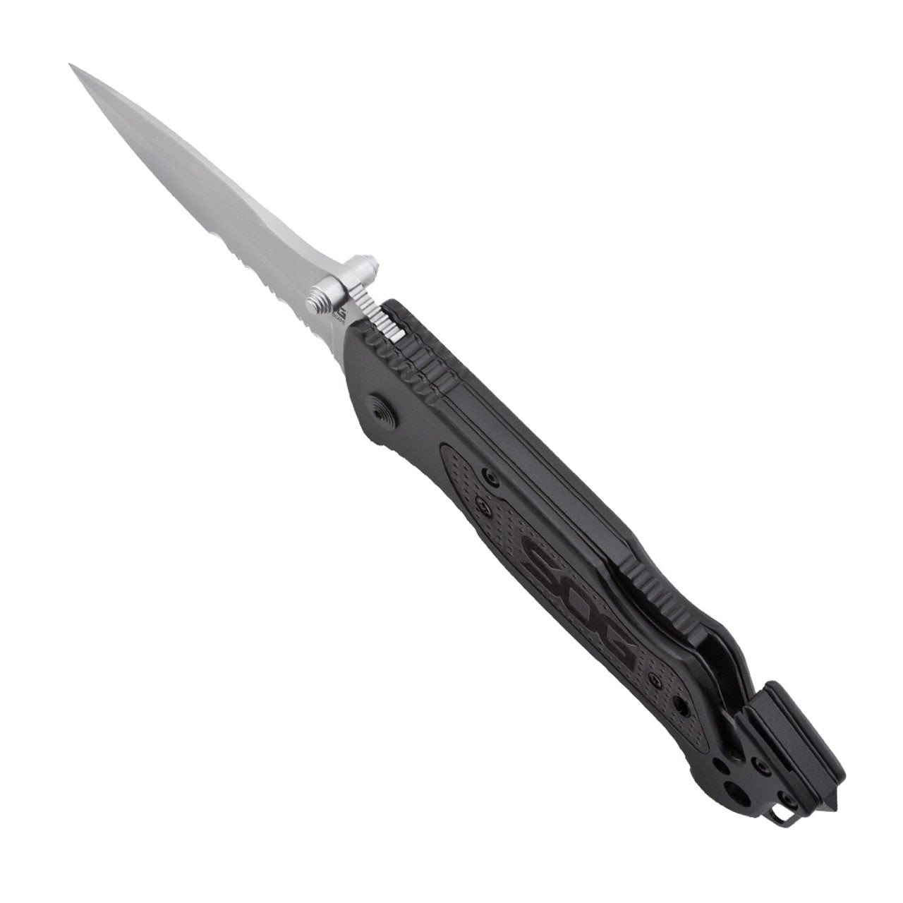 Folding knife ESCAPE Serrated BLACK SOG FF24-CP L-11