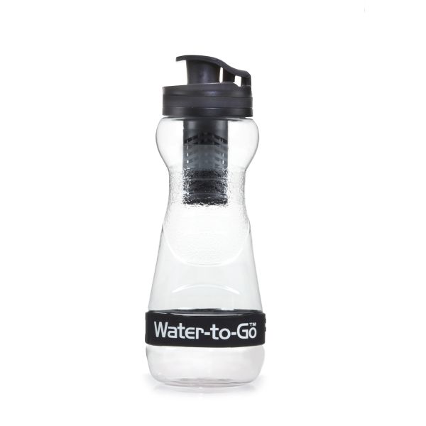 Black GO! Water Bottle Water-to-GO GOBLACK L-11