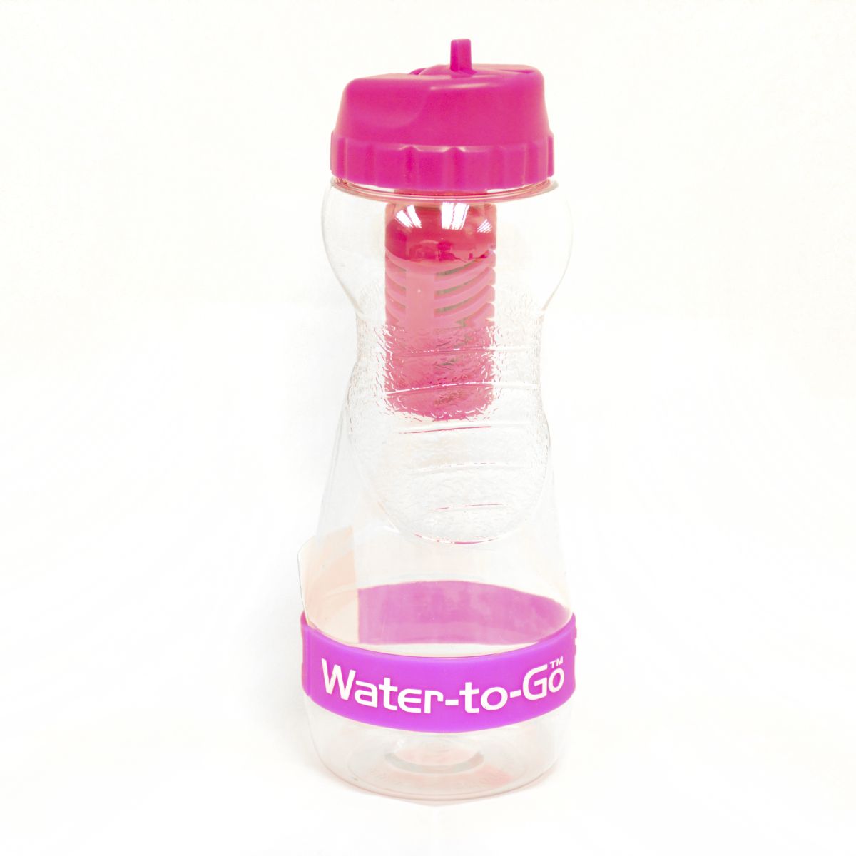 Black GO! Water Bottle PINK Water-to-GO GOPINK L-11