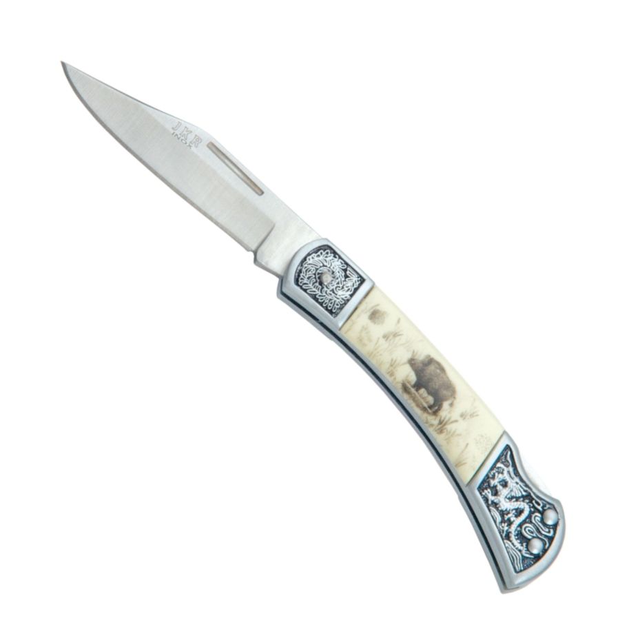Folding knife decor - Boar 15 cm WHITE JOKER J-JKR112 L-11
