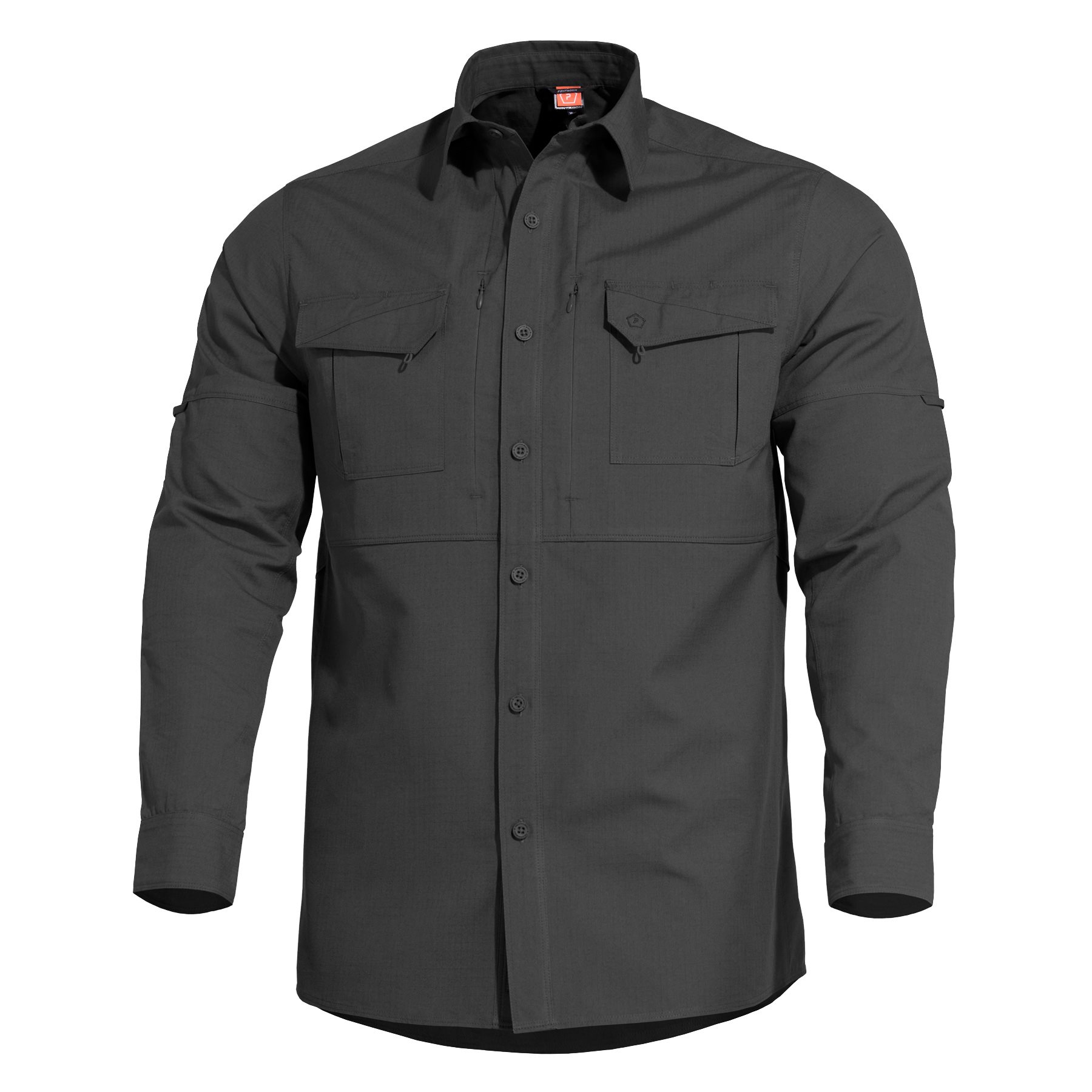 PLATO shirt BLACK PENTAGON K02019-01 L-11