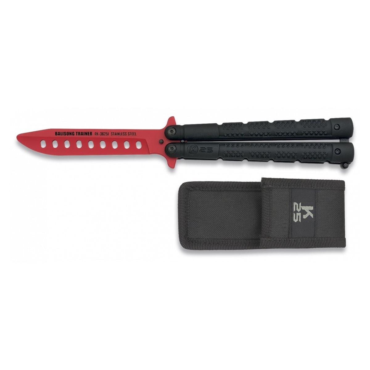 Pocket knife K25 butterfly training RED K25 36251 L-11