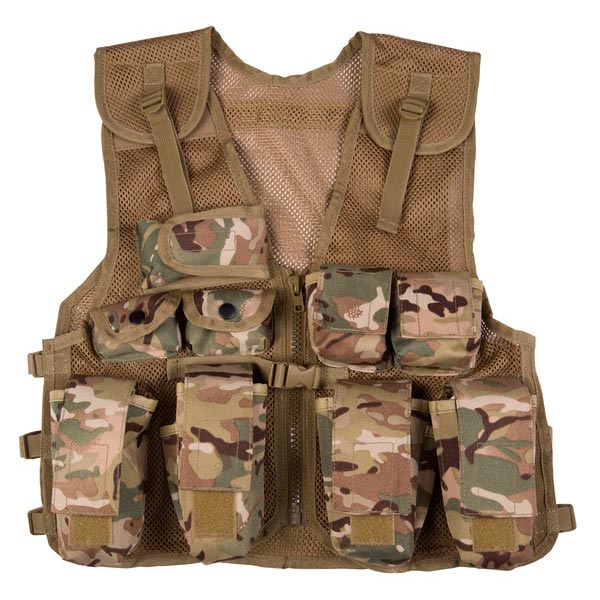 Taglia Unica Kombat UK   Bambini Camouflage Assault Vest Camouflage Casco Set 