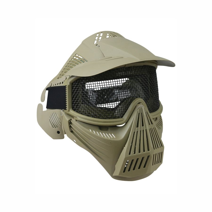 Coheed Mask KOMBAT full Face Mesh Mask COYOTE | MILITARY RANGE