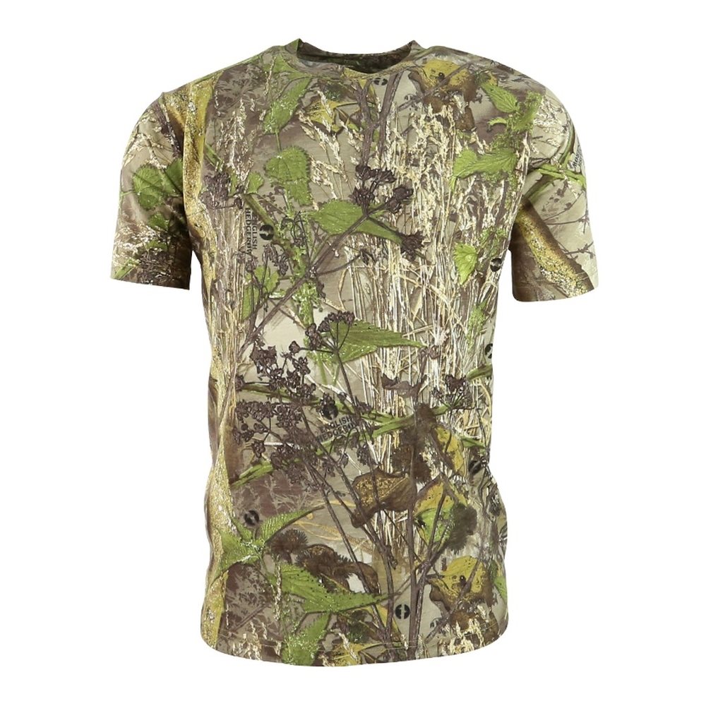 Kombat  Military Army Adult Hunting Long Short Sleeve T-shirt English Hedgerow 