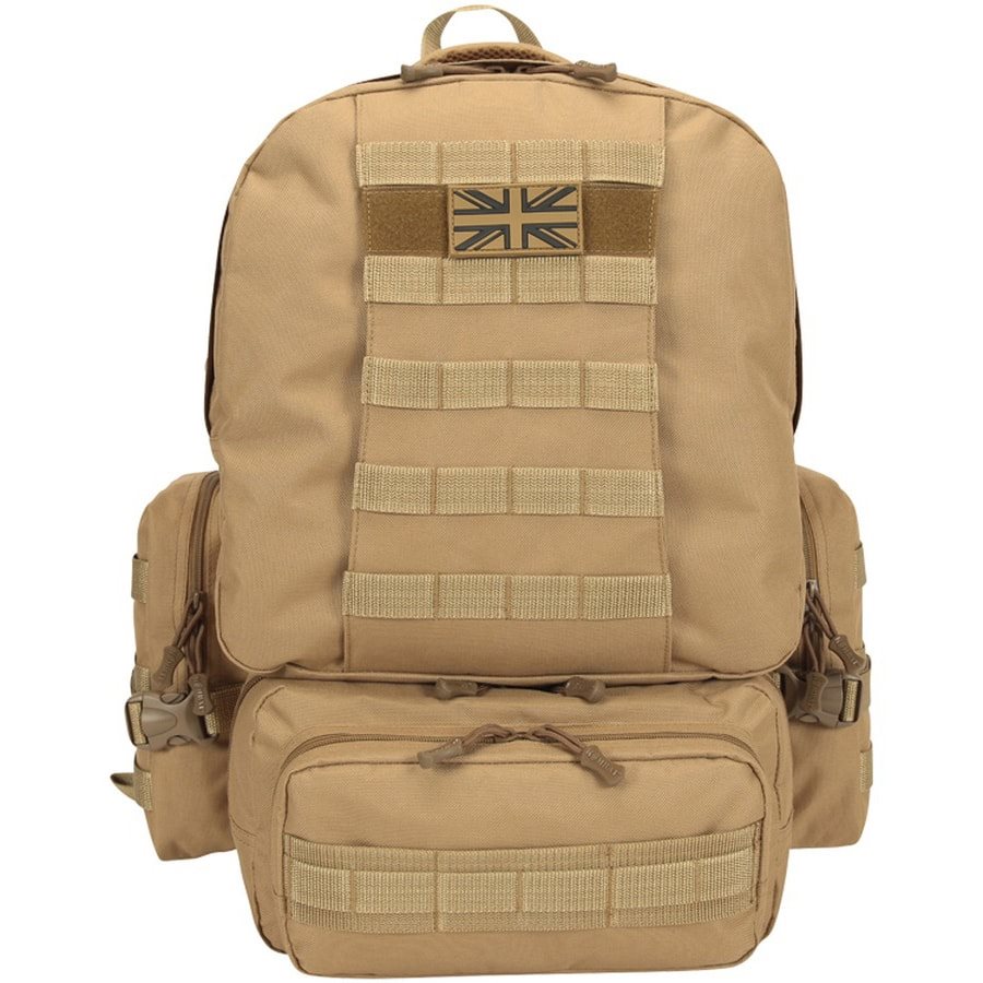 Back Expedition MOLLE 50 ltrs COYOTE KOMBAT KO-2415-COY L-11