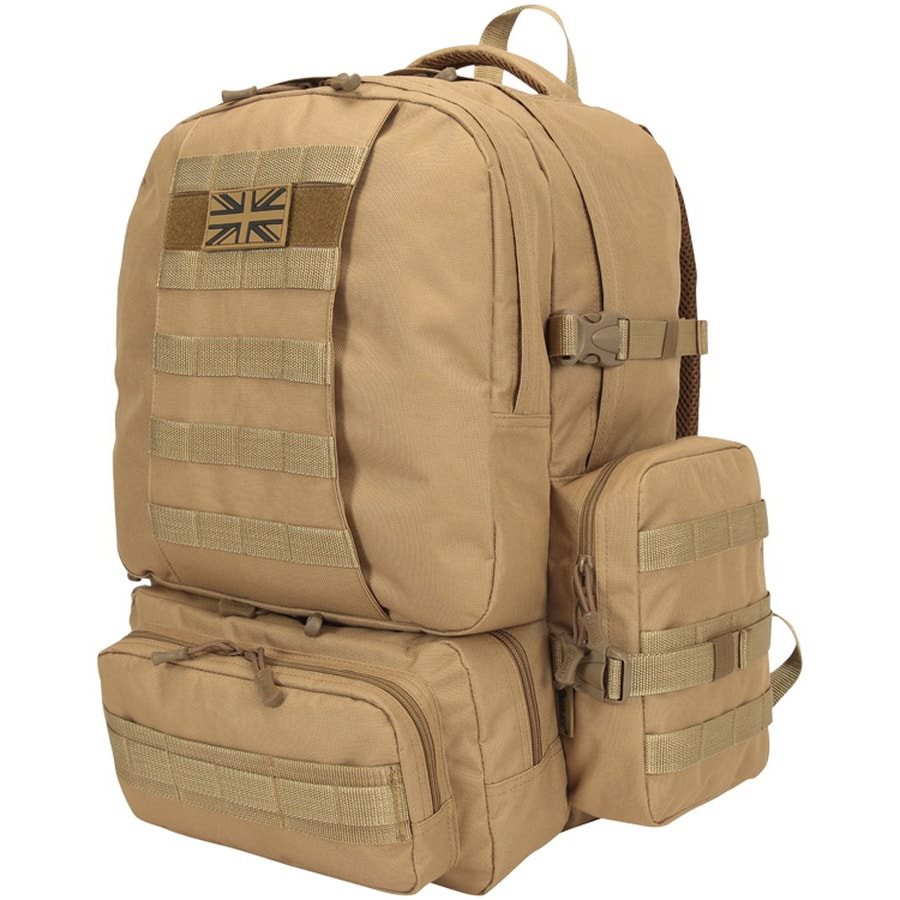 Back Expedition MOLLE 50 ltrs COYOTE KOMBAT KO-2415-COY L-11