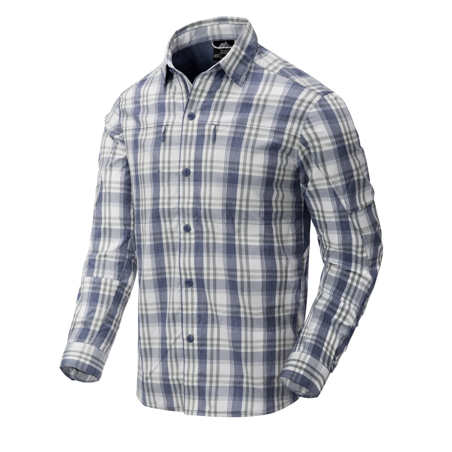 Shirt TRIP long sleeve INDIGO PLAID Helikon-Tex® KO-TRI-NB-P8 L-11