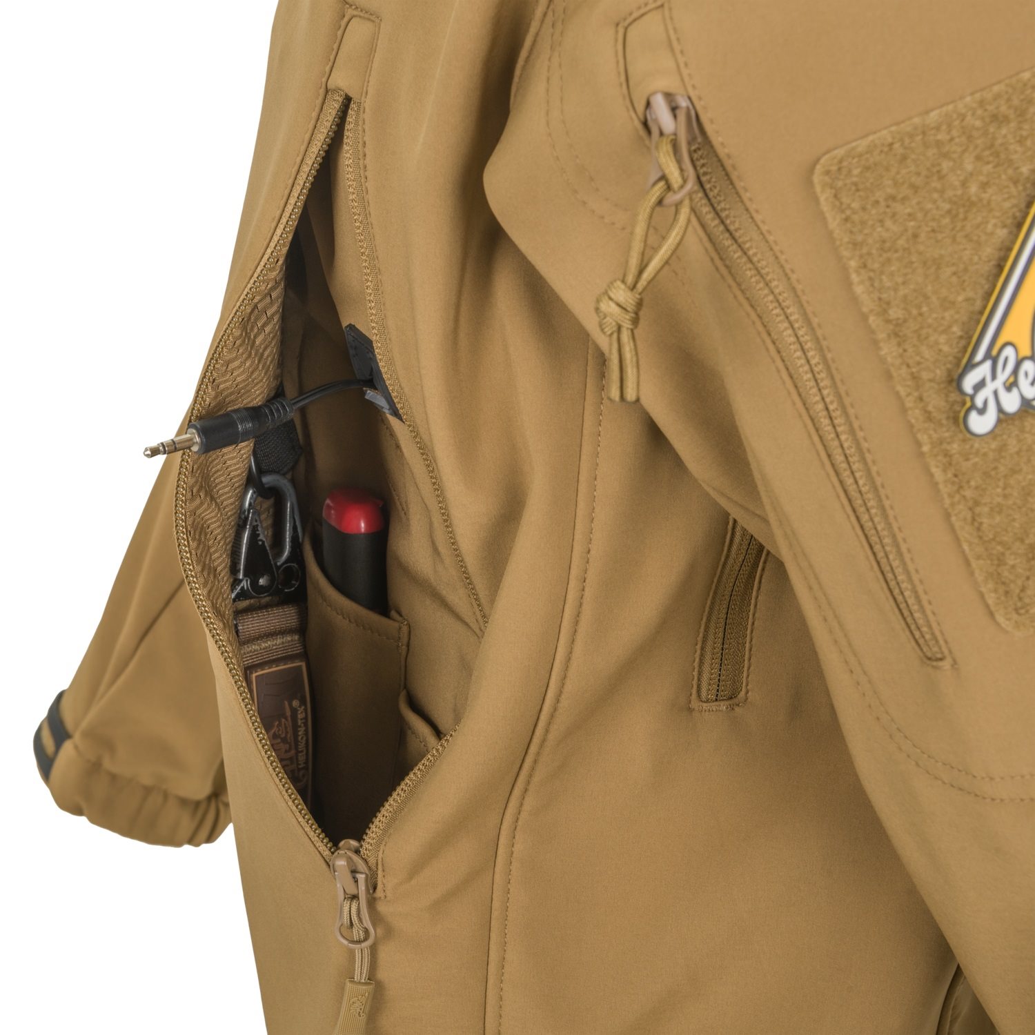 Shark Skin Jacket GUNFIGHTER COYOTE Helikon-Tex® KU-GUN-FM-11 L-11