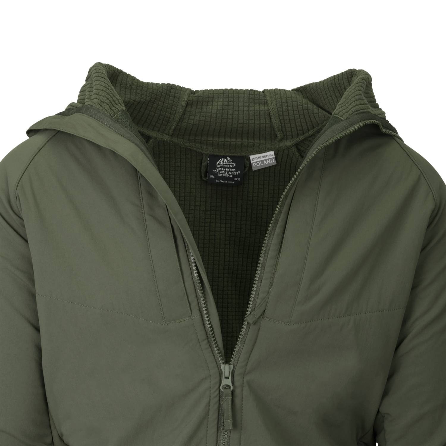 URBAN HYBRID softshell jacket TAIGA GREEN Helikon-Tex® KU-UHS-NL-09 L-11