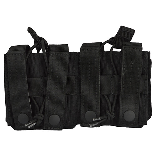 CONDOR OUTDOOR Double Open-Top M14 Mag MOLLE Pouch Black | MILITARY RANGE