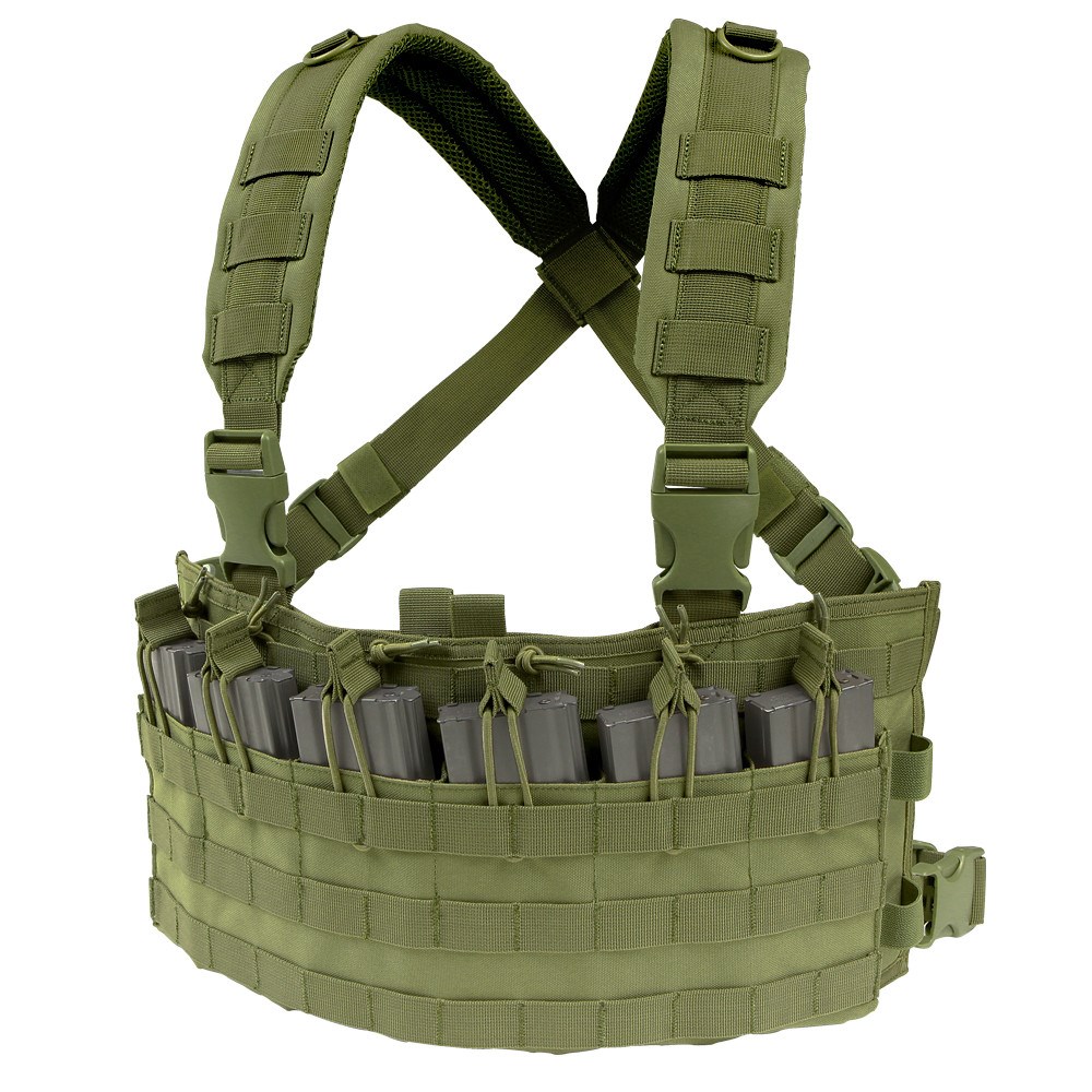 CONDOR OUTDOOR tactical Vest RAPID ASSAULT CHEST RIG GREEN