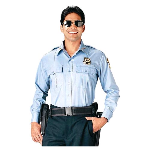 LIGHT BLUE LONG SLEEVE GENUINE POLICE AND SECURIT ROTHCO 30010 L-11