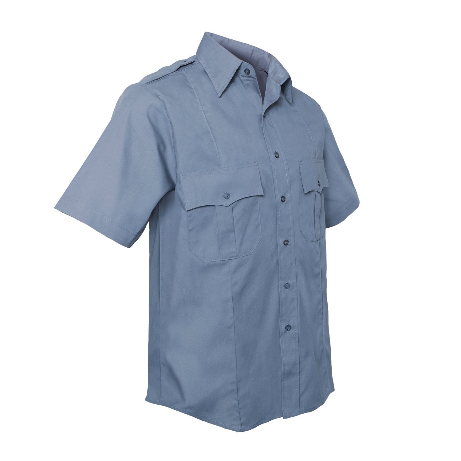 POLICE AND SECURITY shirt short sleeve light blue ROTHCO 30025 L-11