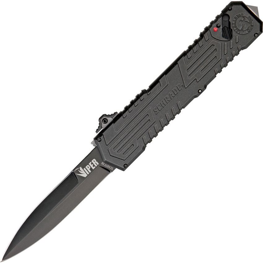 Front Assisted Opening Knife VIPER BLACK SCHRADE SCHOTF3B L-11
