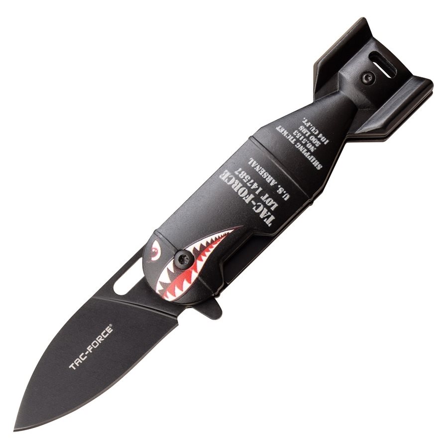 Folding Knife TAC-FORCE BLACK | MILITARY RANGE