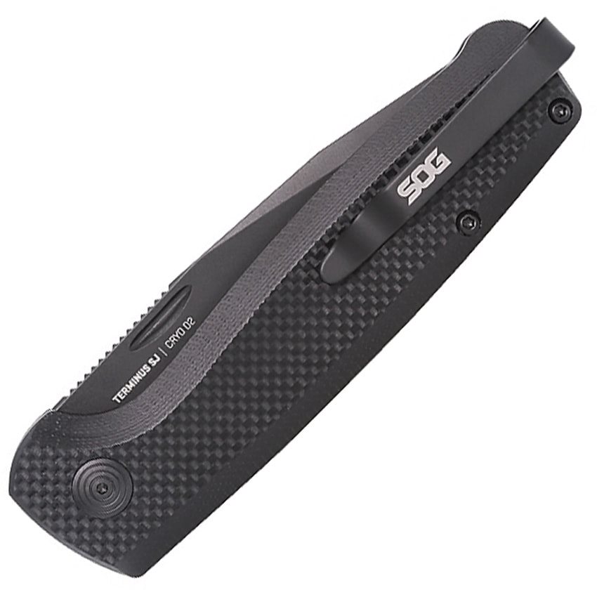 Folding Knife TERMINUS SJ - BLACKOUT SOG TM1005-BX L-11
