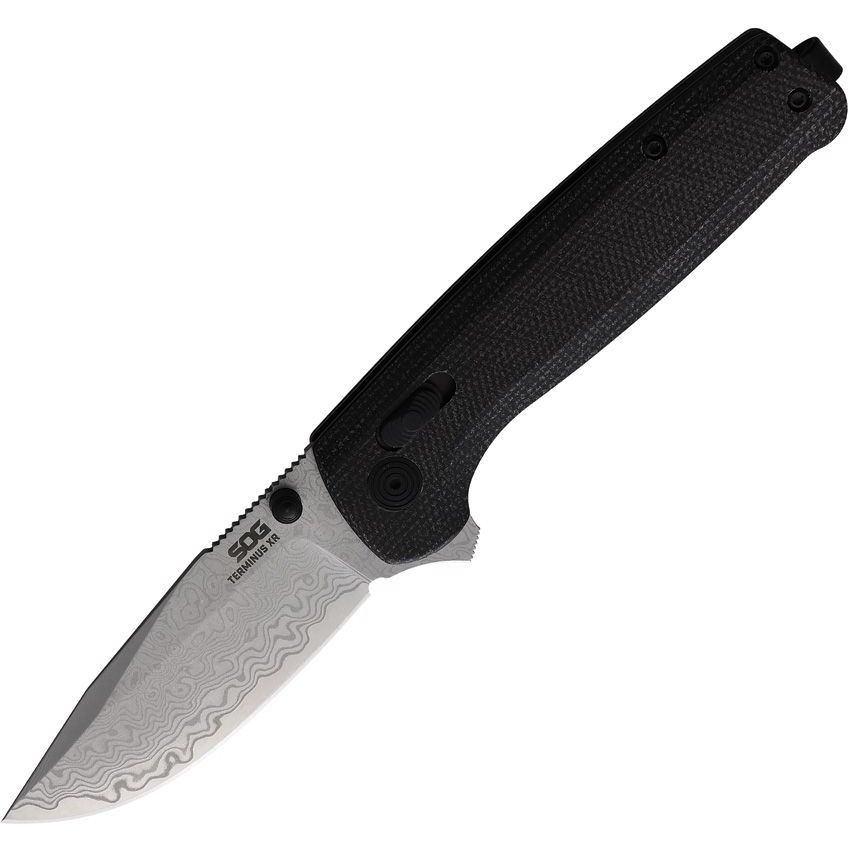 Folding Knife TERMINUS XR - DAMASCUS SOG TM1042-BX L-11