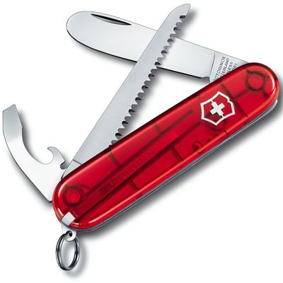 My first Victorinox knife red transparent