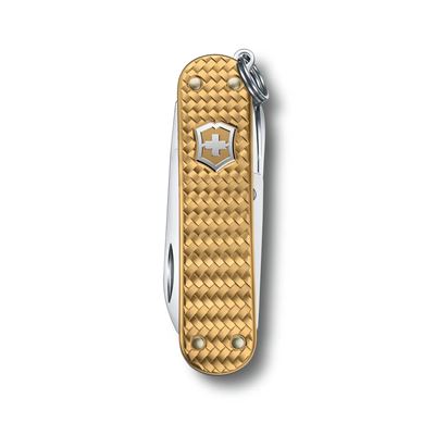 Pocket Knife CLASSIC SD ALOX PRECIOUS BRASS GOLD