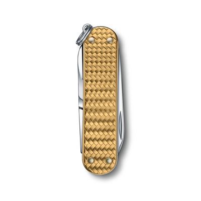 Pocket Knife CLASSIC SD ALOX PRECIOUS BRASS GOLD