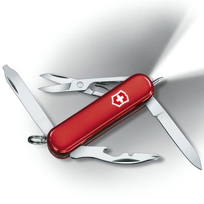 Pocket Knife MIDNITE MANAGER illuminating RED
