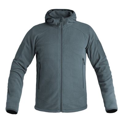 INSTRUCTOR Polar Fleece HOODIE stone grey