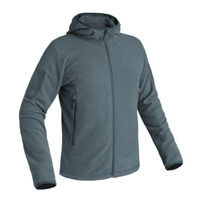 INSTRUCTOR Polar Fleece HOODIE stone grey