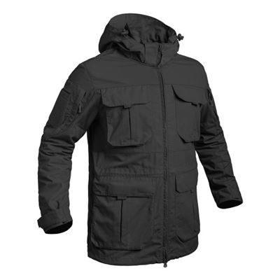 Long jacket FIGHTER BLACK
