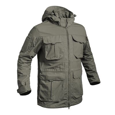 Long jacket FIGHTER OLIVE GREEN