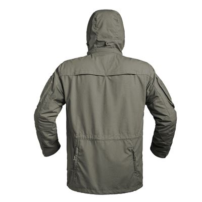 Long jacket FIGHTER OLIVE GREEN