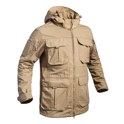 Long jacket FIGHTER TAN