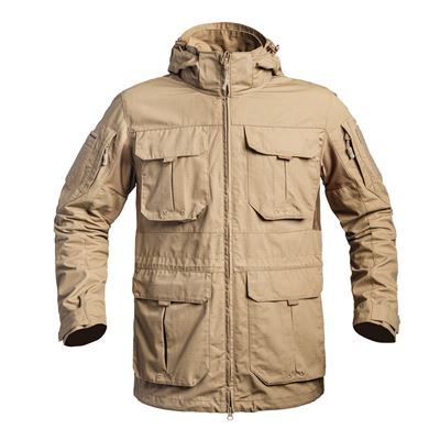 Long jacket FIGHTER TAN