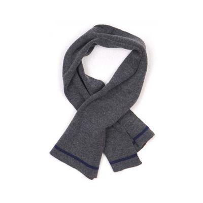 BW wool scarf GRAY