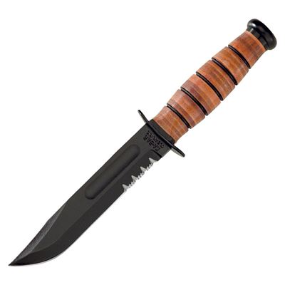 U.S.ARMY serrated knife blade BLACK