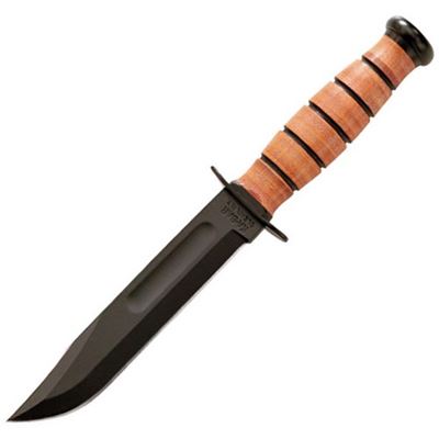 U.S.NAVY straight knife blade BLACK