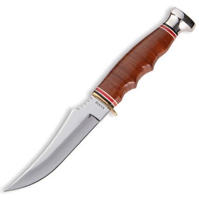 Skinner Knife Leather Handle