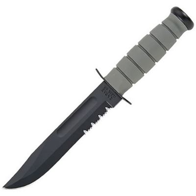 Knive serrated blade FOLIAGE GREEN